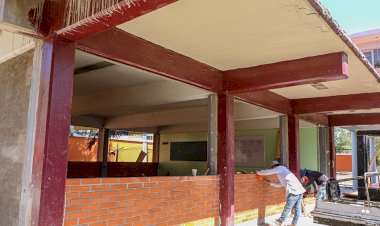 Supervisamos avance de rehabilitación de escuelas