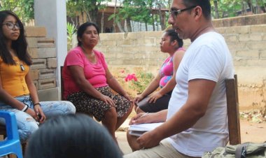 Antorchistas istmeños trabajan junto a sus paisanos ayuuk