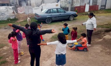 Fomentan el deporte en niños en colonia popular