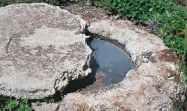 Problemas de drenaje en la Exhacienda de dolores 