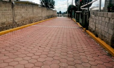 Logran pavimentación en Canoas Altas