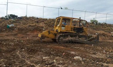 Ayuntamiento de Mexquitic rehabilita tiradero de basura