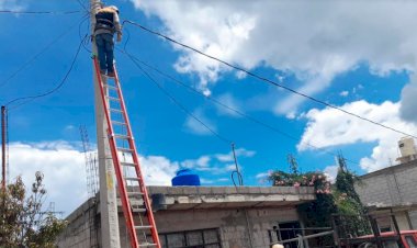 Logran vecinos luminarias nuevas