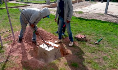 Arranca construcción de alumbrado público en Tezoquipan