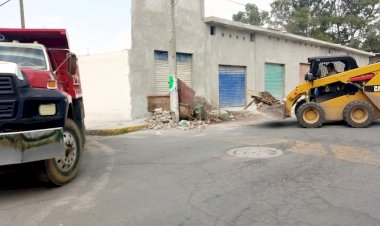 Antorchistas mejoran la imagen urbana de Valle Verde 