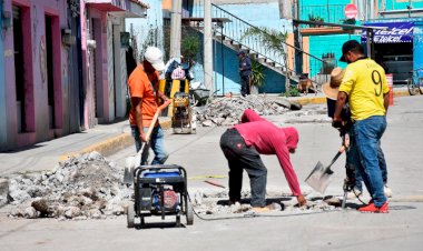 Rehabilita Ocoyucan vialidades principales