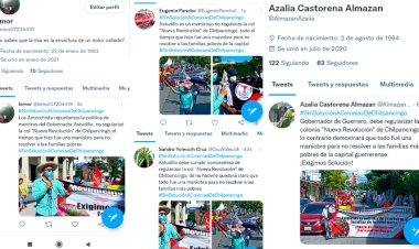 Colonos denuncian en redes sociales política de mentiras de Astudillo