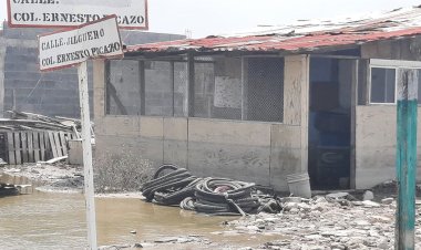 Calles llenas de lodo por falta de pavimentación