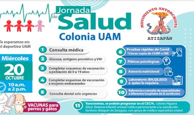 Acercan servicios de salud en Atizapán de Zaragoza