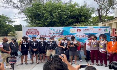 Triunfan Terrablanquenses en festival nacional de voleibol de playa