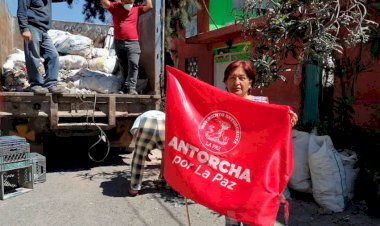 Con ayuda de Antorcha, mejoran imagen de Valle de Los Pinos