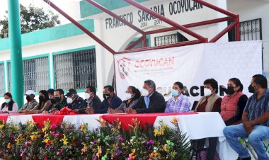 Inaugura calle en Ocoyucan