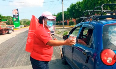 Colectan los antorchistas de Acatlán