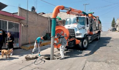 Antorcha impulsa desazolve en Balcones de Santa Ana