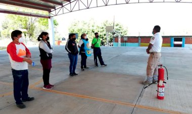 Imparte Protección Civil taller en preescolar