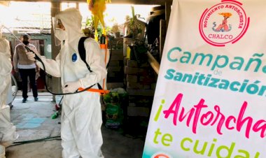 Antorcha intensifica campaña de sanitización frente a Ómicron 