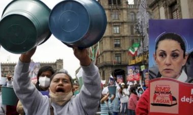 O te afilias a Morena o te quedas sin agua. Atte. Gobierno de la CDMX