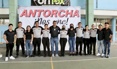 Deporte antorchista fomenta trabajo en equipo