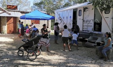 Excelente trabajo de Brigada Médica en la colonia Antorchista de Tulum