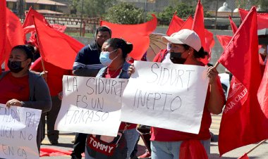 SIDURT advierte a Antorcha: ¡sí se siguen manifestando las cosas se van a endurecer!