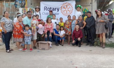 Celebran Día del Niño en la colonia “La Antorcha de Bacalar”