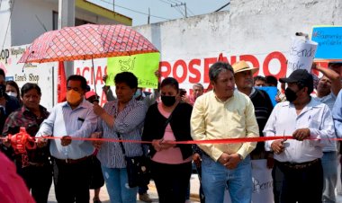 Logran obra en San Bernabé, Puebla