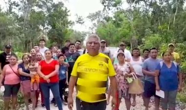 Antorchistas de Tulum exigen seguridad y protección para luchadores sociales