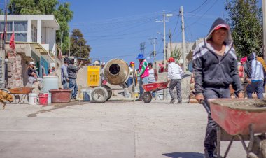 Colonias antorchistas trabajan en colectivo por el bien común