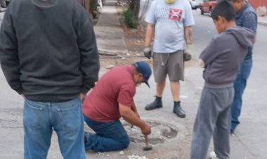 Otra calamidad en San Luis Potosí: drenaje colapsado