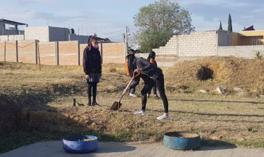 Promueve Antorcha reforestación en escuelas