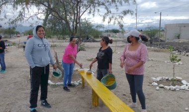 Organizan trabajo comunitario para mejorar colonia 