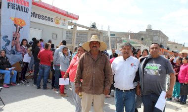 La lucha de Antorcha sigue beneficiando a la población de Fresnillo