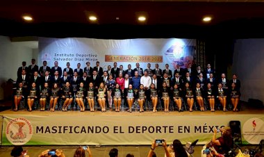 Egresa 3ª generación de la Escuela Nacional del Deporte de Antorcha