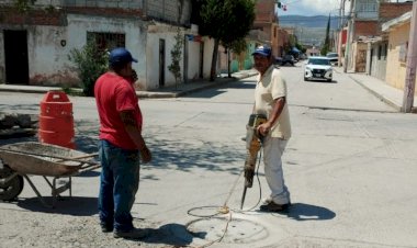 Trabajos colectivos para mejorar entorno de la 6 de junio, en la capital potosina