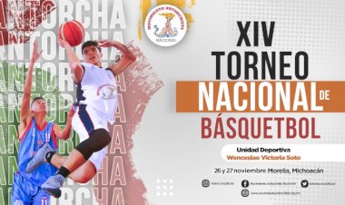 Magno torneo de básquetbol en Morelia 