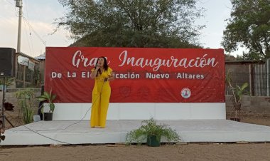 Colectivo antorchista celebra electrificación de Nuevo Altares