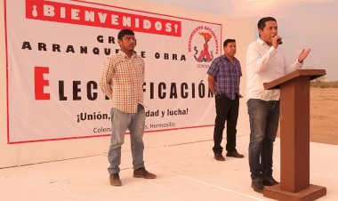 Con cantos y bailes arrancan obras de electrificación en Tres Reinas