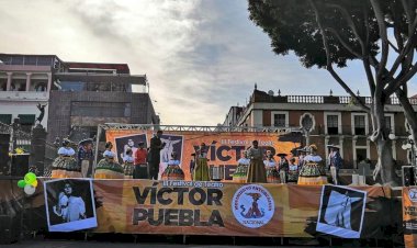 Víctor Puebla, a 16 años…