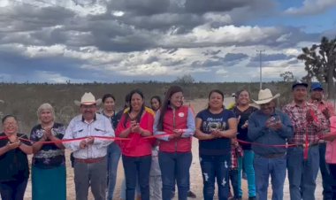 Inauguran rehabilitación de camino en San Nicolás