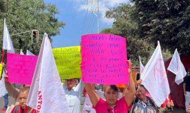 Antorchistas de Xochimilco demandan soluciones a José Carlos Acosta