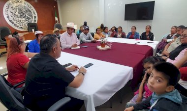 Antorchistas de San Quintín se reúnen con el presidente del CMFSQ