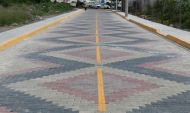 Pavimentan más calles en Ocoyucan