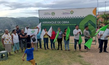 Inicia construcción de drenaje en colonia Antorcha Popular de Tlapa de Comonfort