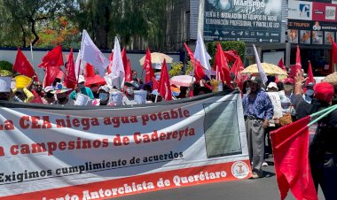 Por tercer año, antorchistas queretanos demandan solución