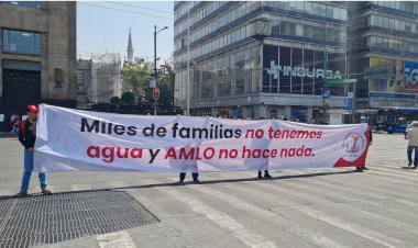 Gobiernos morenistas, incapaces de resolver el problema del agua en todo el país