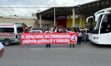 Retenes en Hidalgo; ante marcha pacífica rumbo al informe de gobierno