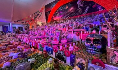 Ofrenda de Día de Muertos en Mixquic rompe Récord Guinness