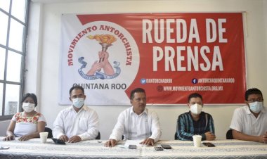 Antorcha pospone manifestación en Palacio de Gobierno de Quintana Roo